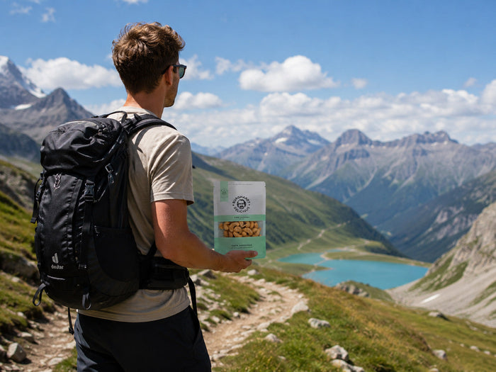 Snacks zum Wandern: leicht, robust, rucksacktauglich