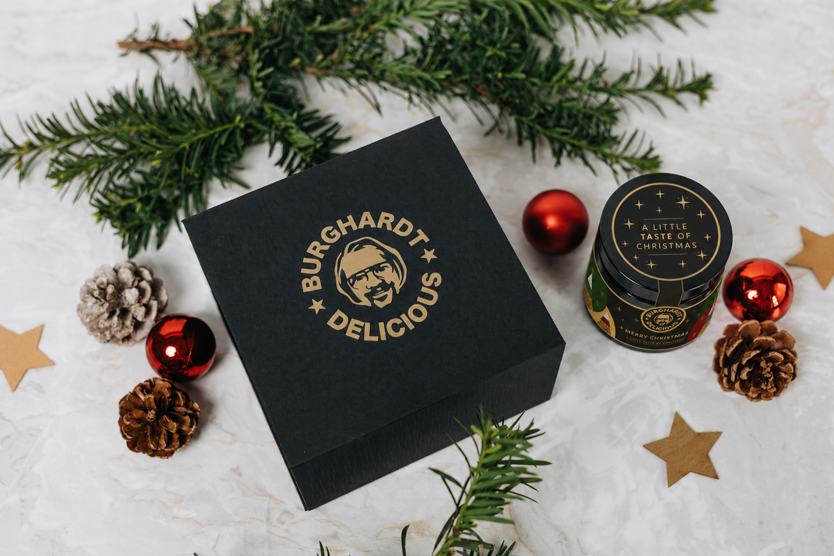 Weihnachten und Geschenkboxen mit Burghardt Delicious