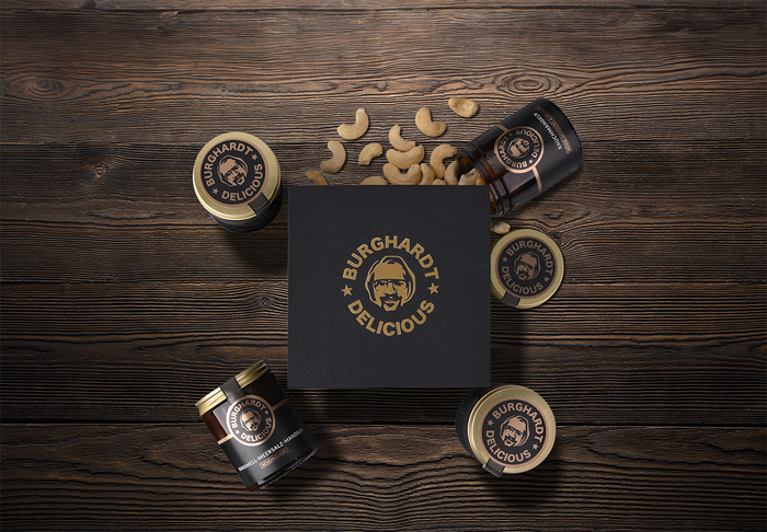 Burghardt Box - Premium mit 4 Glasdosen gefüllt und praktischem Magnetverschluss