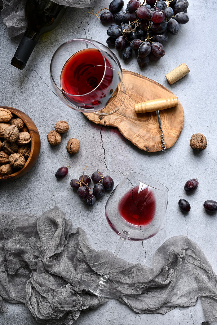 Nüsse & Wein eiin luxuriöses Duo