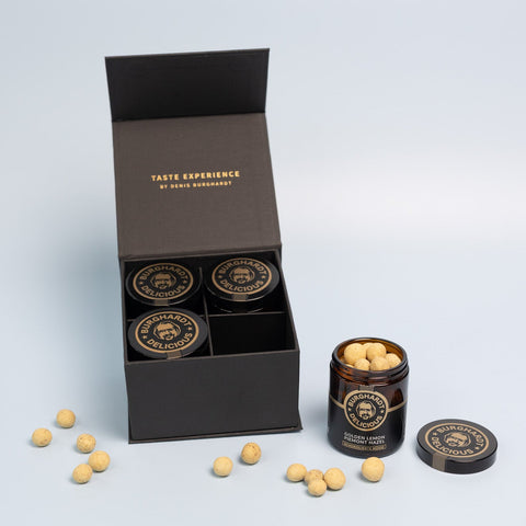 Jubiläums Geschenkbox Quartett Genuss (4 Glasdosen)