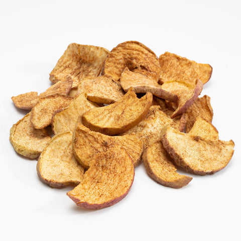 Zimt-Apfel Chips getrocknet