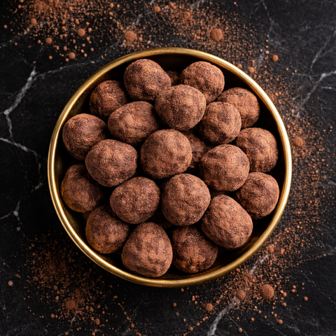 Kandierte Schokoladen-Haselnüsse