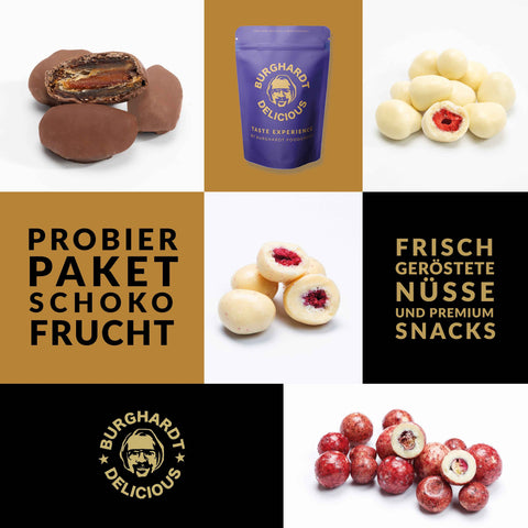 Probierset - Schokolierte Früchte
