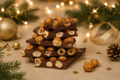 Weihnachtliche Bruchschokolade mit Nüssen von Burghardt Delicious